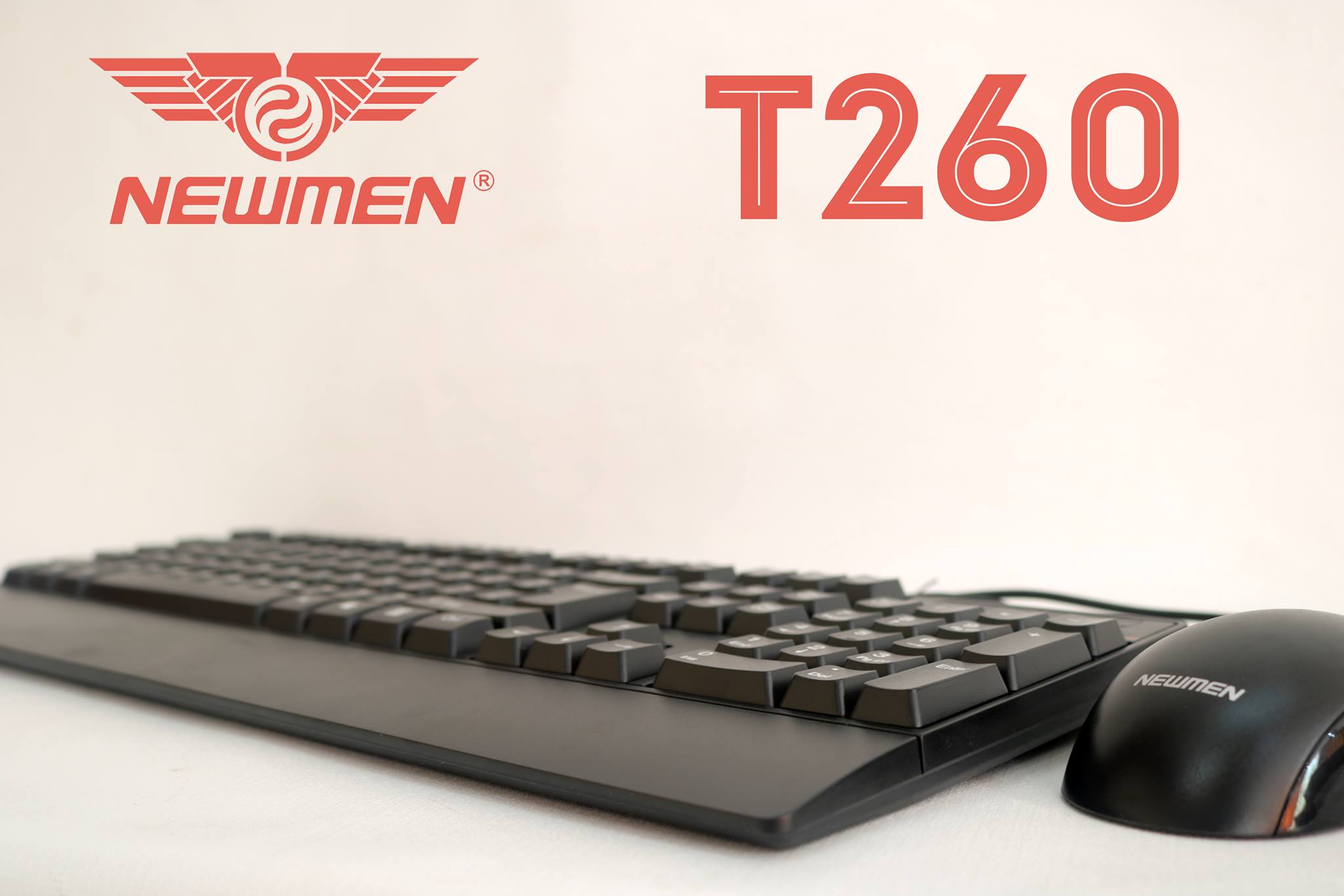 Chuột của Bộ bàn phím chuột Newmen T260 USB Đen Black có hiệu năng sử dụng tốt